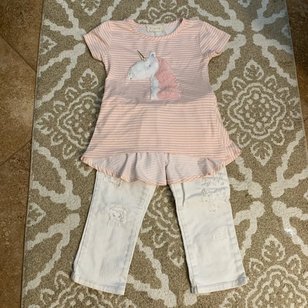 Unicorn Outfit/Gap Capri Little Girls Pants
